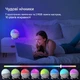 Світловий будильник зі сходом сонця AFEXOA, RGB нічник, 7 мелодій, 9 кольорів, таймер сну та повтор уцінка - зображення 4
