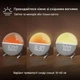 Світловий будильник зі сходом сонця AFEXOA, RGB нічник, 7 мелодій, 9 кольорів, таймер сну та повтор уцінка - зображення 6