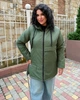 Женская куртка свободного кроя хаки 52-54 р844.4436 - изображение 1