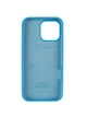 Чохол для iPhone 15 силіконовий Soft-touch Silicone Case Full Size (AA) Blue - зображення 2