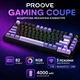Бездротова механічна ігрова Bluetooth клавіатура Proove Gaming Coupe формату 75% 82 клавіш компактна з RGB-підсвічуванням USB 2.4ГГц чорна - зображення 1