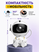 Проектор-нічник зоряне небо Космонавт сидячий Astronaut 3D | Лазерна галактика, туманності, 8 режимів, пульт ДК - изображение 3