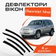 Дефлекторы боковых окон Chevrolet Niva Шевроле Нива ветровики. - изображение 1