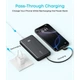 УМБ Anker 10000 mAh 22.5W Built-In USB-C Cable Black (A110DH11) - зображення 4