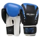 Перчатки боксерские тренировочные на липучке Zelart Fight Gear 7652 размер 10 унций Black-Blue - зображення 1