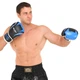 Перчатки боксерские тренировочные на липучке Zelart Fight Gear 7652 размер 10 унций Black-Blue - зображення 6