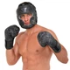 Перчатки боксерские кожаные тренировочные на липучке Fistrage Fight Gear 6465 размер 12 унций Black-Grey - изображение 6