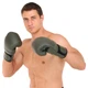 Перчатки боксерские тренировочные на липучке Zelart Fight Gear 7644 размер 10 унций Olive - зображення 7