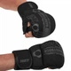 Перчатки крабы спарринговые для MMA тренировочные с открытыми пальцами Hard Touch 00126 размер S Black - изображение 1