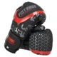 Перчатки боксерские тренировочные на липучке Fistrage Fight Gear 6488 размер 12 унций Black-Red - изображение 3