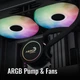 СВО Aerocool Abyss L360R Black (ACLA-AB36117.11) - изображение 4