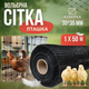Сетка птичка Bradas 1х50м черная 30х35см садовая декоративная для птичьего вольера ограждения участка клумб - изображение 1