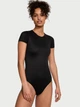 Боді від Victoria's Secret з короткими рукавами та технологією FeatherSoft™ Innovation Розмір S Чорна - изображение 3