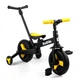 Детский двухколесный велосипед-трансформер Best Trike 58195 колеса PU 10’’ родительская ручка съемные педали Желтый - изображение 2