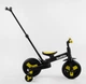 Детский двухколесный велосипед-трансформер Best Trike 58195 колеса PU 10’’ родительская ручка съемные педали Желтый - изображение 6