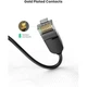 Патч-корд 0.5м, U/UTP CAT 6A Copper Ethernet Cable тонкий(діаметр 2.8мм) NW122 Black Ugreen (70331) - изображение 8