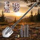 Лопата туристическая Multifunctional Shovel ES-118 складная 10 в 1 с чехлом, мультитул из нержавеющей стали - изображение 9