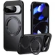 Защитный чехол Deexe Mag Stand для Google Pixel 11 / 11 Pro - Black - изображение 1