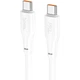 Дата кабель Hoco X93 Force Type-C to Type-C 60W (2m) White - зображення 1