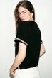 Трикотажний светр зі штучними перлинами Zara 6427/120 XL Чорний (06427120800XL) - зображення 5