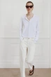 Джинси zw collection cigarette з середньою посадкою Zara 4676/047 M/38 Молочні (0467604725038) - зображення 4