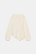 Трикотажний светр з асиметричним низом Zara 3920/014 S Молочна (03920014712S) - зображення 6