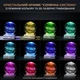 Ночник 3D хрустальный шар Солнечная система с LED-подсветкой, сенсорная подставка, 6 режимов, питание USB / 3xAAA - изображение 3