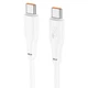Дата кабель Hoco X93 Force Type-C to Type-C 100W (2m) White - зображення 1
