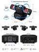 Профессиональный сценический LED светильник Moving Head 60 Вт RGBW с двумя вращающимися лучами, DMX512, пульт ДУ, световые эффекты для дискотеки, DJ, клуба и мероприятий - изображение 4