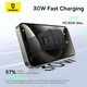 Сетевое зарядное устройство Baseus Palm PD/QC 30W USB-C | USB-A with USB-C to USB-C Cable 1 m Black (P1011160A113-01) - изображение 6
