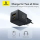 Сетевое зарядное устройство Baseus Palm PD/QC 30W USB-C | USB-A with USB-C to USB-C Cable 1 m Black (P1011160A113-01) - изображение 11