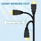 Универсальный HDMI-кабель 1шт соединение для ТВ компьютеров и приставок поддержка 4K, диам. 6.3 мм 3м - изображение 9