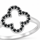 Кольцо серебряное Клевер с фианитами Silver Style 17.5 р. (11482.10 sku:2300103963416) - изображение 2