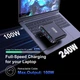 Зарядна станція Ueetop BK-124D 240 Вт, 2×USB-C, 2×USB-A, висувний кабель - изображение 5
