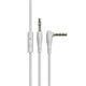 Кабель для аудіо Hoco 3.5mm Jack - 3.5mm Jack кутовий з мікрофоном 1 м Сірий (UPA15) - зображення 1