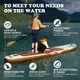 Надувна SUP дошка для плавання 320 см HITABAY LEAF WOOD - изображение 5