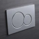 Панель змиву KOER KT-0601-14 240x160x10mm пластикова, кнопка кругла (колір сатин) (KR5177) - изображение 5