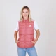Жіноча жилетка Essentials Light Downvest Red HK4660 світло червона утеплена качиним пухом на замок безрукавка Розмір S - зображення 4