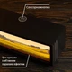 3D LED ночник "Лавандовое поле" оригинальный подарок, черный корпус дерево, аккумулятор, USB Type-C, сенсорное управление - изображение 6