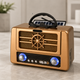 Радіоприймач акумуляторний Golon RX-BT8080 Bluetooth/USB із сонячною панеллю - зображення 1
