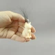 Миниатюрная ваза для кошачьих усов Кот из PLA-пластика 40 мм Усятница бежевая - изображение 13