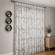 Тюль Magnolia 200x240 см с цветочным принтом Бело-серый (YH8541-200) - изображение 2