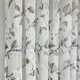 Тюль Magnolia 200x270 см с цветочным принтом Бело-серый (YH8541-200) - изображение 3