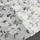 Тюль Magnolia 200x240 см с цветочным принтом Бело-серый (YH8541-200) - изображение 8