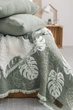 Муслінове покривало Saheser Forest Yesil 240х260 см - зображення 2