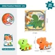 Ігровий набір з динозавром Dino Puzzle Tracks Трицератопс - зображення 4