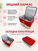 Аптечка, сумка-органайзер для медикаментов каркасная Красная 19,5x26,5x19,5 см (MEDORG-01RED) - изображение 4