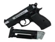 Пистолет пневматический ASG CZ 75D Compact 4,5 мм вставка никель - изображение 3