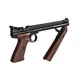 Пистолет пневматический Crosman 1377 коричневый - изображение 3