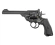 Револьвер CO2 пневматический Borner W&S Black 4.5 мм под стальные шарики BB Webley Scott - изображение 1